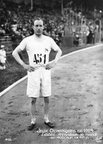Eric Liddell Pariisin olympiakisoissa 1924. Kuva: Tahto/Urheilumuseo