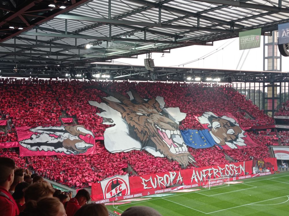 1. FC Kölnin tifo.