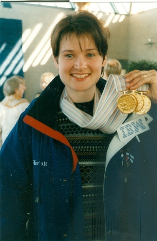 Tanja Kari Naganossa vuonna 1998. Kuva: Nina Jakonen.